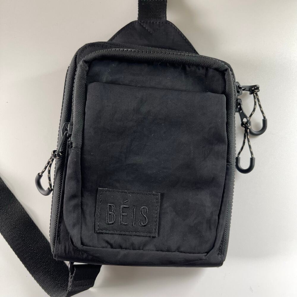 BEIS Black The Sport Sling Bag
